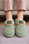 Women's Patterned Plush Non-Slip Lightweight Sole Furry Slippers House Slippers - 6