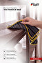 Antoryum Microfiber Large Area Hardwood Floor and Baseboard Dusting Cloth 70X50 cm Yellow - 4