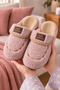 Women's Patterned Plush Non-Slip Lightweight Sole Furry Slippers House Slippers
