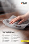 Jasmin Yasemin Surface Cleaning Cloth 40X40 |   Dish and Glass Drying Cloth - Gray - 2