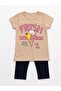 Girl/Boy 2-6 Years Old Short Sleeve Capri Set 2-Piece Cotton Summer Bottom Top Set - 7
