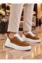 Kb-X10 Kuback Tan Suede White High Sole Casual Sports Shoes - 6