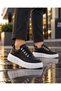 Kb-X10 Kuback Black Skin White High Sole Casual Sports Shoes - 4