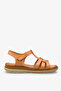Masila Women's Genuine Leather Padded Comfort Sandals - Tan - 2