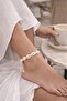 Seashell Bracelet Anklet – Adjustable Cowrie Shell Bohemian Summer Beach Jewelry - 2