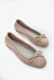 Nobelle Women's Genuine Leather Ballerinas - Mink Suede - 2