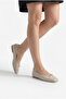 Diena Women's Ballerinas with Buckle Accessories - Beige - 5