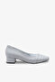 Ormina Women's Heeled Shoes - Silver Satin
