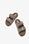 Valeria İnna Women's Genuine Leather Slippers - 3