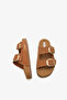 Valeria İnna Women's Genuine Leather Slippers - 4