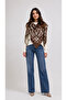 Patterned Double-Sided Knitwear Triangle Shawl - 5