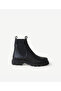 Thick Soled Leather Chelsea Boots