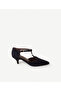 Suede Low Heel Shoes