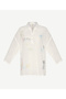 Regular Shirt Collar 3/4 Sleeve Blouse - 7