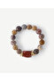 Natural Stone Row Bracelet - 2