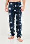 Elastic Waist Flat Leg Soft Textured Fleece Pajama Bottoms Men's Pajama Bottoms 6098001 - 4