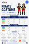 Kids Pirate Costume – 7-Piece Adventure Set for Boys & Girls | Premium Outfit - 6