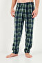 Elastic Waist Flat Leg Soft Textured Fleece Pajama Bottoms Men's Pajama Bottoms 6098001 - 5