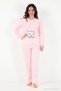 Striped Soft Winter Fleece Pajama Set Women's Pajama Set 6575030 - 4