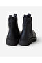 Thick Soled Leather Chelsea Boots - 3