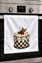 Hand Drying Towel 30X50Cm Cotton Absorbent Cream Towel for Kitchen, Oven