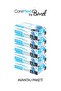 Nitrile Blue Powder-Free Examination Gloves L - 5 Packs of 100