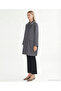 Wide Shirt Collar Long Sleeve Top Coat - 2