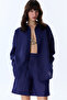 Navy Blue Nina City Shorts - 4