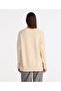 Wool Cashmere Wide Crew Neck Long Sleeve Sweater - 4