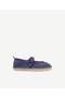 Leather Espadrilles with Straw Ties