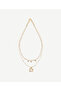 Hematite Necklace with Pearl Detail