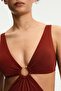Burgundy Erica Glitter Swimsuit - 4