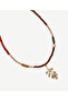 Colorful Necklace with Wooden Elements - 2