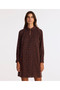A Form Shirt Collar Long Sleeve Dress - 2