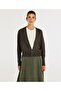 Deep V-Neck Comfortable Fit Cardigan