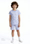 Boy's Blue Fishy Friends 2-Piece Pajama Set - 4