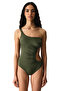 Olive Green Marcelina Glitter Swimsuit