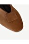 Soft Leather Ballerinas with Buckle Detail - 5
