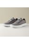 Women's Canvas Pipers - Medium Grey (Light Grey Sole)-9-Medium Grey (Light Grey Sole) - 6