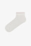3 Pairs of Nose Stitch-Free Cotton Self-Heated Ankle Detailed Booties Socks - 3