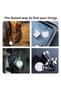 black GPS Smart Air tag Bluetooth Anti-loss device Smart tracker For keys luggage wallet Smart tag W - 7