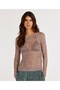 Crew Neck Long Sleeve Sweater - 2