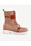 Buckle Detailed Tied Boots - 2