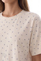 Gardenya Hallie Shawl Patterned Short Sleeve Pants Pajama Set - 3