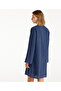 Crew Neck Long Sleeve Short Dress - 2