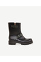 Short Rain Boots with Buckle Detail