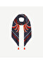Tassel Detailed and Embroidered Shawl