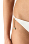 White Kea Side Mid-Waist Bikini Bottom - 3