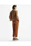 Straight Cut Double Leg Tie Detailed Trousers - 3