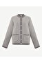 Regular Stand Collar Long Sleeve Cardigan - 5